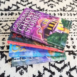 Four ghost story books